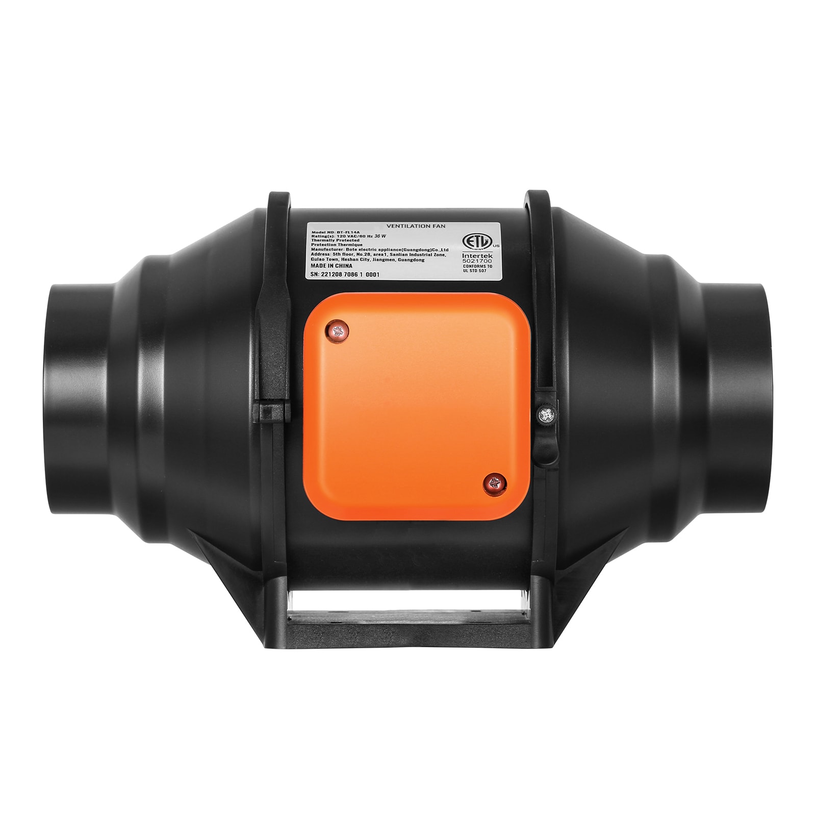Inline Duct Fan With Variable Speed Control For Hvac Exhaust_voghion.com